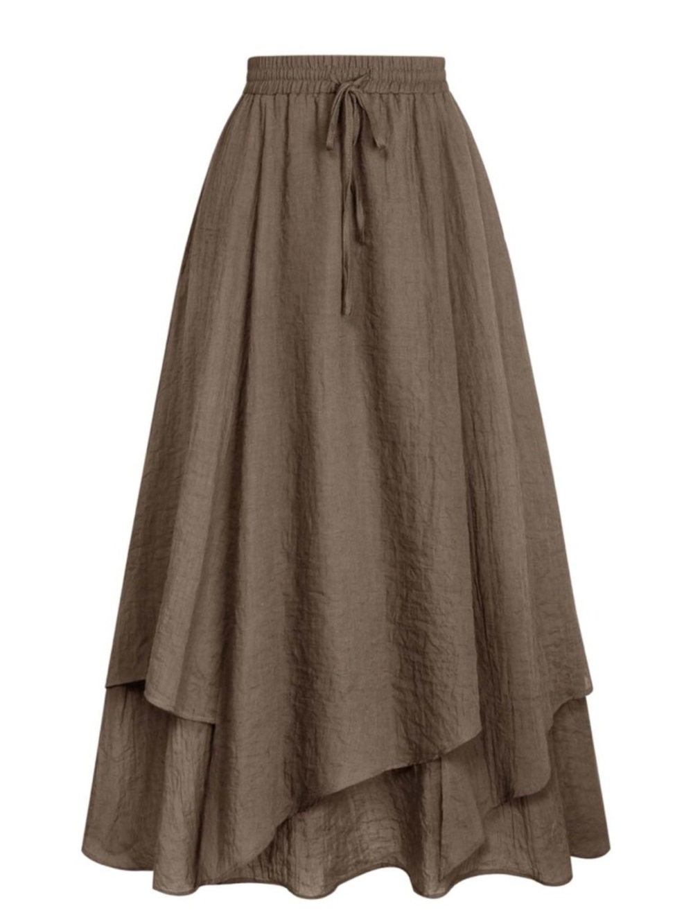Elegant Tan Renaissance Maxi Skirt 2XL